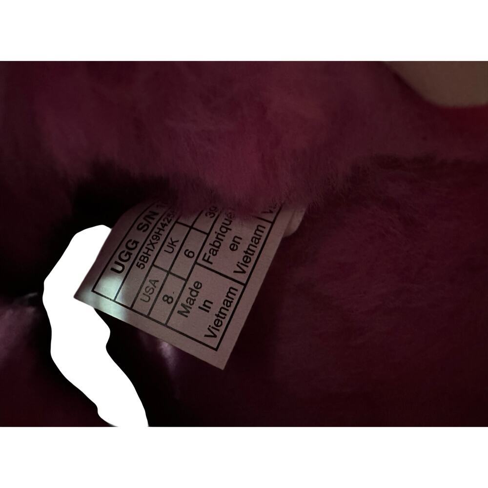 UGG Fluff Yeah Slide Stripes Slippers in a pink multicolor - Picture 6 of 9